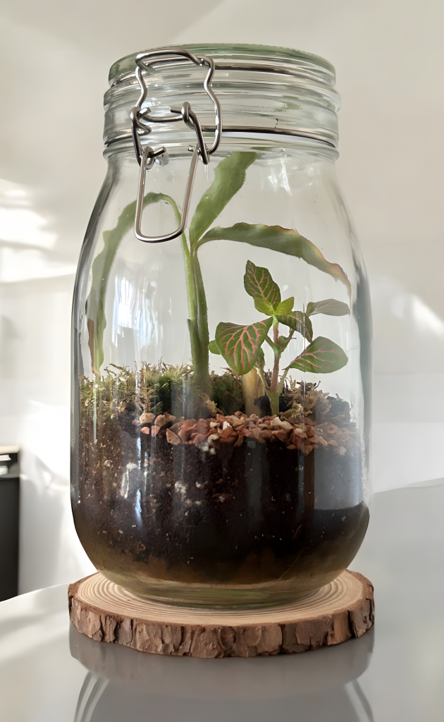 Imagen de un terrario tipo Balumba