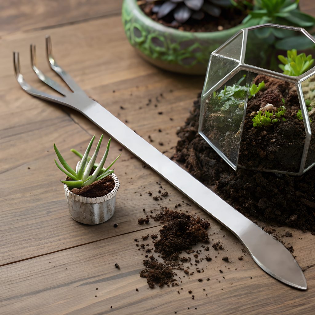 Rastrillo de acero inoxidable